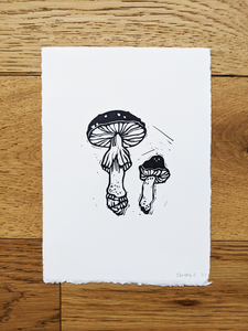 Mushrooms #1 | 5x7"